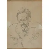 Lorenzo Viani, Viareggio 1882 - Roma 1936 / Senza titolo, ink on paper