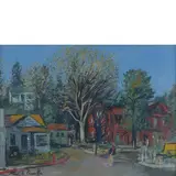 Michele Cascella, Ortona 1892 - Milano 1989 / Senza titolo 1950-59, oil on canvas