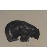 Romano Dazzi, Roma 1905 - 1976 / Lotto composto da quattro disegni: / Orso, 1919, mixed media on paper