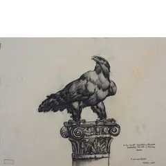 Roma 1905 - 1976 / Senza titolo, 1925 by Romano Dazzi, mixed media on paper, offered Oct 2023