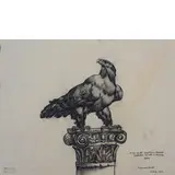 Romano Dazzi, Roma 1905 - 1976 / Senza titolo, 1925, mixed media on paper