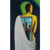 Mark Kostabi, Los Angeles 1960 / Out my back window, 1990-94