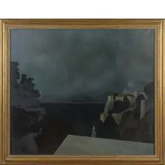 Tomaso Tommasi, 1955 / Paesaggio, 1992, oil on canvas