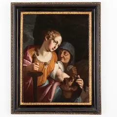 Giuditta e Oloferne by Gian Domenico Cignaroli, oil on canvas, offered Sep 2023