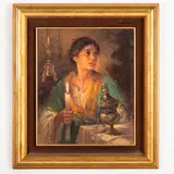 Lucio Tafuri, Salerno 1941 / Il chierichetto / Firmato Lucio Tafuri in basso a sinistra, oil on canvas