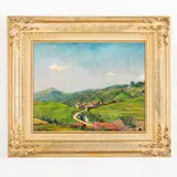 Berto Ferrari, Bogliasco 1887 - Genova 1965 / Sui monti, Crocetta d'Orero / Firmato Berto Ferrari in basso a sinistra, oil on panel
