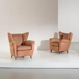 A Pair Of Armchairs Attributed To P. Buffa, Senza titolo