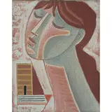 Mario Tozzi, Fossombrone 1895 - St. Jean-du-gard 1979 / Fanciulla, 1971, oil on canvas