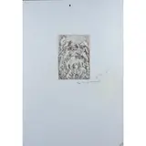 Mario Schifano, Homs 1934 - Roma 1998 / Senza titolo, 1980-1981, Smalto e collage su cartoncino