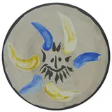 Malaga 1881 - Mougins 1973 / Viso n° 12, 1963 by Pablo Picasso, terracotta policroma, offered Jul 2023