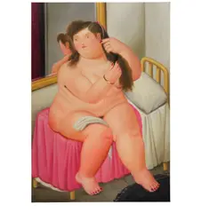 Fernando Botero, The Bed, 1982, oil on canvas