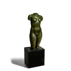 Aristide Maillol, Torse de Marie, 1930, bronze with green patina