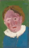 Emil Nolde, Kleines blondes Mädchen, 1918, Öl auf Leinwand. Doubliert