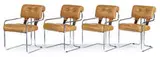 Guido Faleschini, Tucroma chairs (4), c. 1970, Pace Collection, Inc