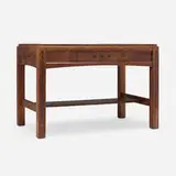 Limbert, Ebon-Oak inlaid desk, model 802-17