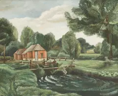 Kathleen Tyson, Untitled, oil on canvas 63 x 76.5cm Exhibited: Probably the Royal Academy