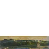 Giacomo Balla, Torino 1871 - Roma 1958 / Verso Villa Pamphili, anni '30