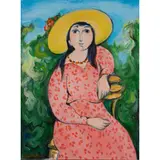 Domenico Cantatore, Ruvo Di Puglia 1906 - Parigi 1998 / Figura femminile