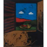 Roma 1938 - 1988 / Senza titolo, anni '80 by Tano Festa, acrylic on canvas, offered Mar 2023