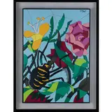 Ugo Nespolo, Mosso Santa Maria 1941 / The Spider and the Webb, acrylic on legno