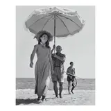 Robert Capa, Pablo Picasso and Françoise Gilot, Golfe-Juan, 1948, Gelatin silver print