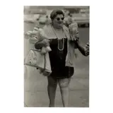 Diane Arbus, Untitled (Woman With Prizes, Coney Island, New York)