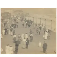 Karl Struss, 'Boardwalk, Long Beach, L.I.', 1912, Platinum print; tipped to a paper mount