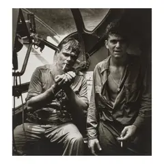 Horace Bristol, Patrons' Edition Portfolio, including 'Rescued Airmen Smoking in PBY (Sitting in Blister of 'Dumbo' Rescue Plane)', 1932-1947, photograph