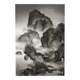 Yang Yongliang, Artificial Wonderland 2, 2010, Inkjet print; the artist's seal in red ink on the image