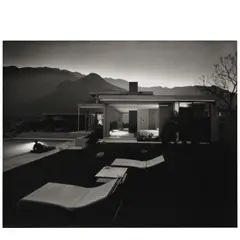 Julius Shulman, Richard Neutra's Kaufmann House (View of Pool and Patio), Palm Springs, 1947, Ferrotyped gelatin silver print