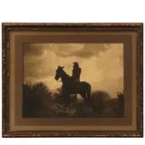Edward S. Curtis, The Scout - Apache, 1906, Gelatin silver border print