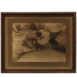 Edward S. Curtis, Depositing a Prayer Stick