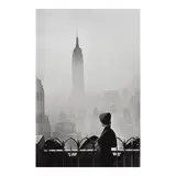 'New York City' (Empire State Building) by Elliott Erwitt, 1955, Gelatin silver print, sold Apr 2025