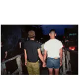 Nan Goldin, 'Tabboo (Stephen) + Misdemeanor (Scott) on the Street NYC'