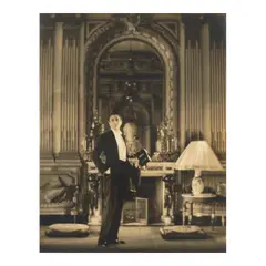 Adolph de Meyer, Count Etienne de Beaumont, c. 1923, Gelatin silver print; triple-mounted, de Meyer's stylized signature in pencil on the mount