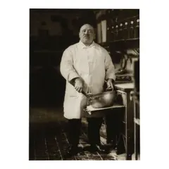 Konditor (Pastry Chef) by August Sander, 1928, Gelatin silver print, sold Apr 2025