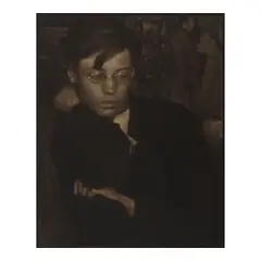 Walter Kühn by Heinrich Kühn, c. 1912, Gum bichromate print; with extensive annotations in pencil on the reverse, offered Apr 2025