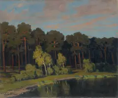 Walter Leistikow, Märkischer See, Um 1909, Öl auf Leinwand