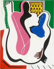 Interieur by Heinrich Maria Davringhausen, 1937, Öl auf Leinwand, sold Nov 2024
