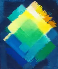 Heinz Mack, spanischer Garten, 1995, Acryl auf Leinwand
