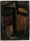 Meditation by Alexej von Jawlensky, 1934, Öl auf leinenstrukturiertem Papier, auf Karton aufgezogen, sold Nov 2009
