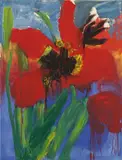 Rainer Fetting, Rote Tulpen