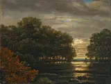 Carl Gustav Carus, Überschwemmung im Leipziger Rosental