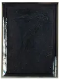 Relief by Arnulf Rainer, 1979, Öl auf dünner Holzplatte auf Holz, sold May 2013
