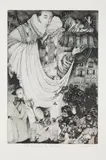 Marina Richter, The Last Marche for Colombine, 1993, etching, lithography, paper