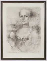 Marina Richter, Hommage to Princess Dashkova, 1994, lithography, paper