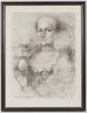 Marina Richter, Hommage to Princess Dashkova, 1994, lithography, paper