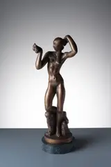 Vitis by Jaroslav Horejc, 1927, patinated bronze, sold Sep 2025