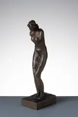 Vincenc Makovský, Girl, 1927, patinated bronze