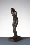 Vincenc Makovský, Girl, 1927, patinated bronze